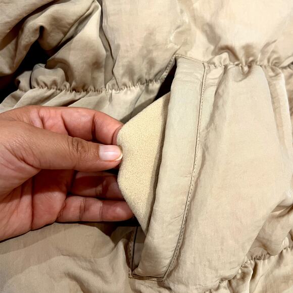 NIKE Air Jordan Water Repellent Nylon Puffer Jacket Puffer Jacket Size L - Picture 6 of 11